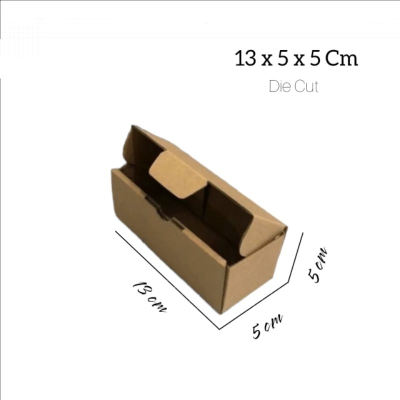 

kardus/karton uk 13x5x5 cm model die cut kotak/pizza dll