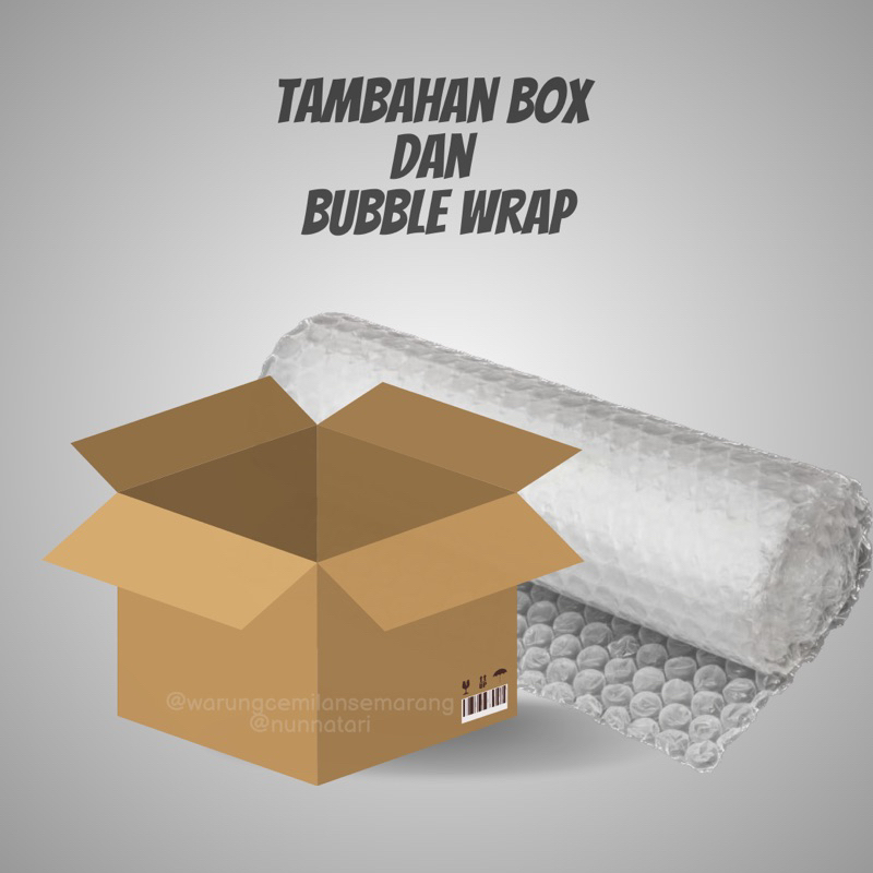 

EXTRA KARDUS DAN BUBBLE WARP