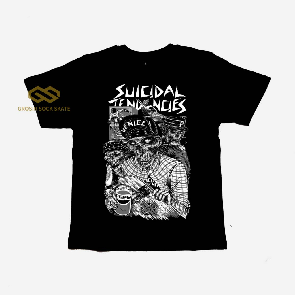 KAOS BAND ANAK/ KAOS MUSIK SUICIDAL TENDENCIES 2 USIA 1-12 TAHUN
