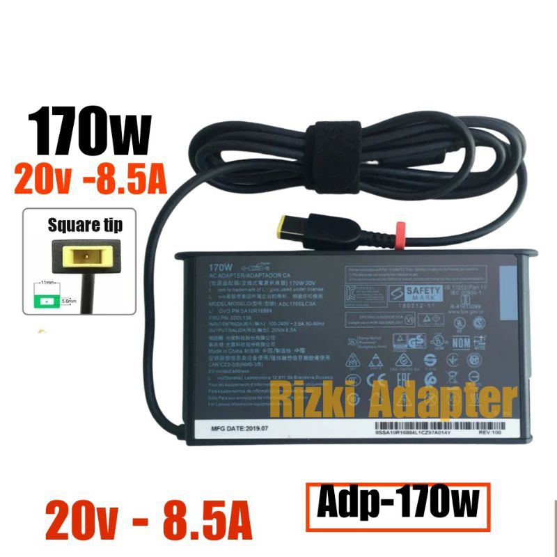 Charger Laptop Lenovo 20V ADL170NDC2A ADL170NDC3A ADL170NLC3A ADL170NLC2A SLIM