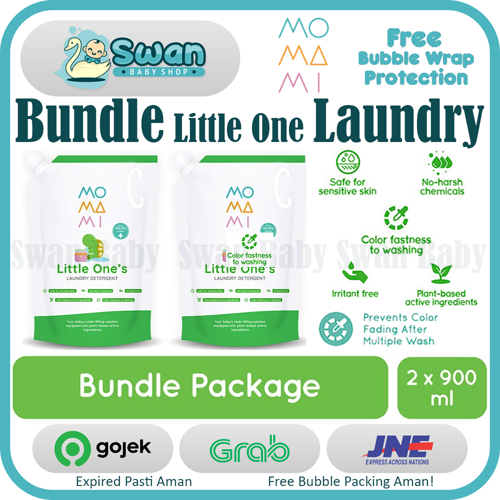 Momami Bundle Little One’s Laundry Detergent 2 pcs / Deterjen Bayi