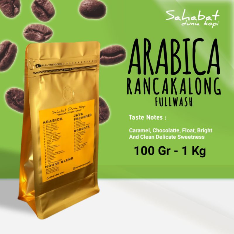 

Kopi Arabica Rancakalong Fullwash 100% Kualitas Terbaik