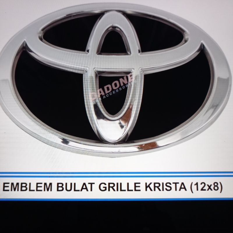 emblem lambang logo gril grille toyota kijang krista