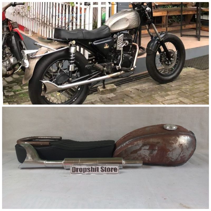 Tangki British Tangki Custom Triumph Britis, Jok British , Paket British Paket hemat Body japstyle C