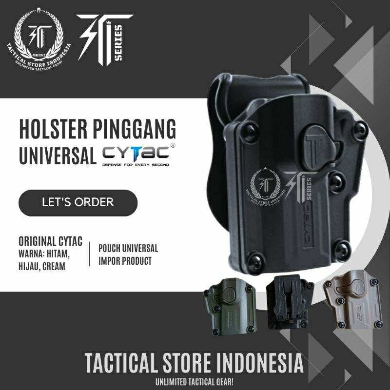 Cytac Megafit Holster - Holster Pinggang Cytac Universal