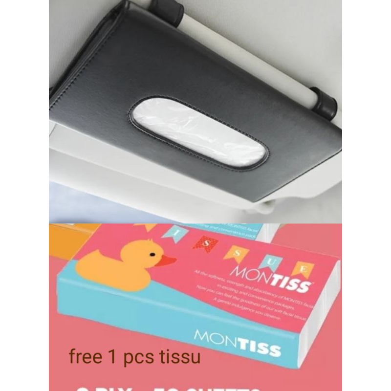 Tempat tisu mobil Kotak tissu Car sun visor tempat tisu gantung di mobil