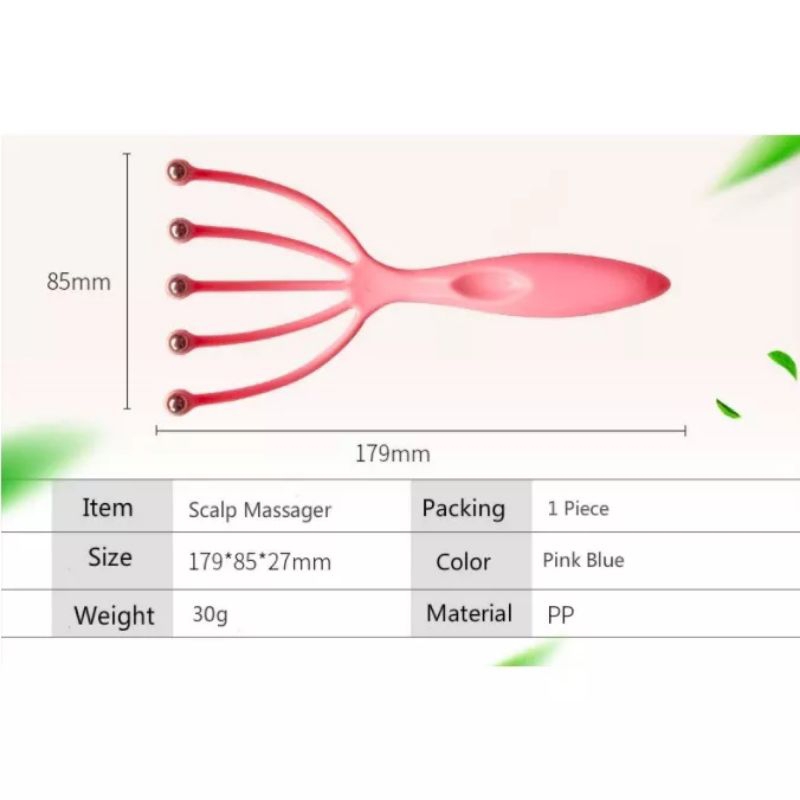 Alat Pijat Kepala / Alat Tetapi Kepala Dan Badan / Alat refleksi Kepala