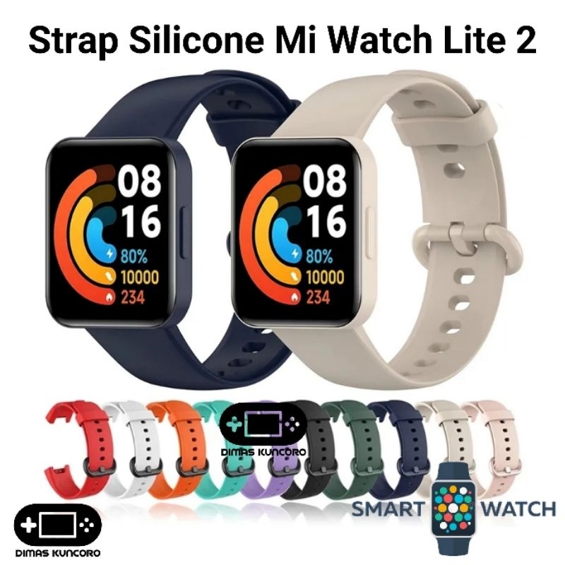 Strap Silicone Mi Watch Lite 2 silikon tali xiaomi redmi poco rubber smartwatch
