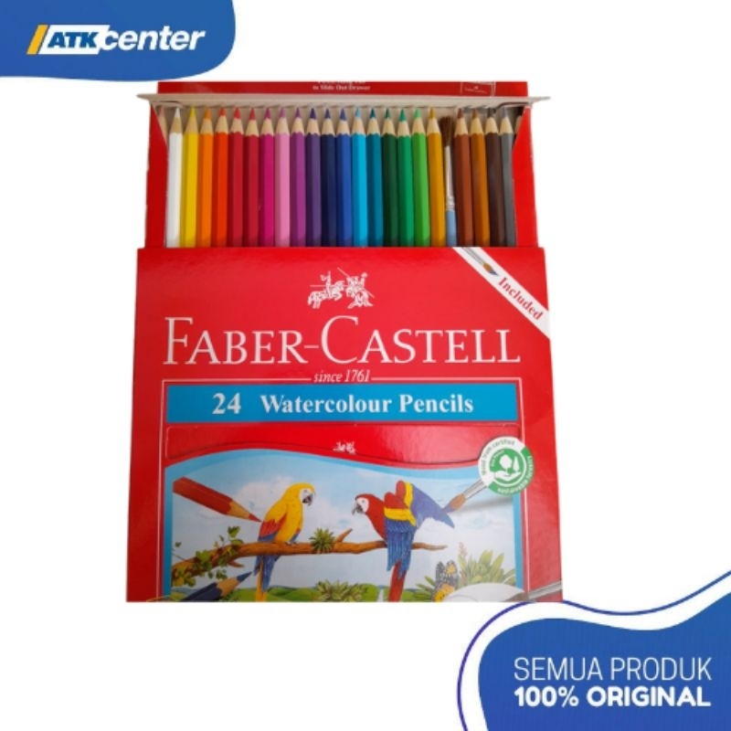 

Pensil Warna / Watercolour Pencils FABER-CASTELL 24C Aquarel 114464