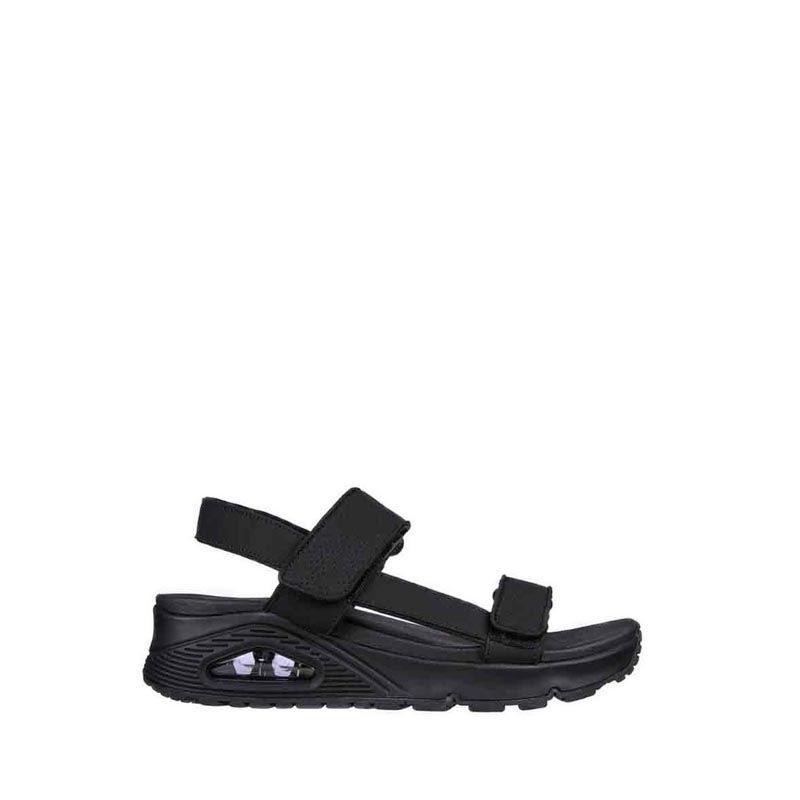 Skechers Uno Sepatu Sandal Sendal Wedges Tali Wanita Original Hitam