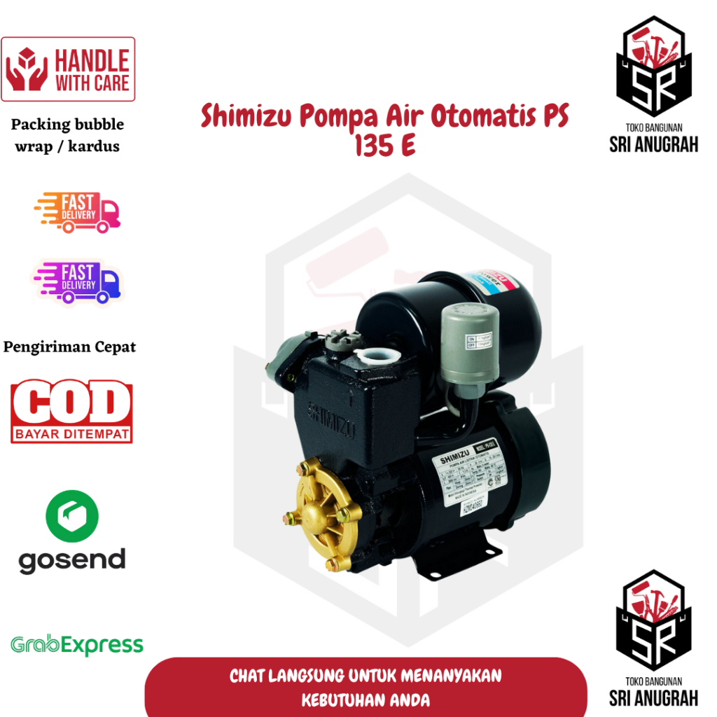 Shimizu Pompa Air Otomatis PS 135 E