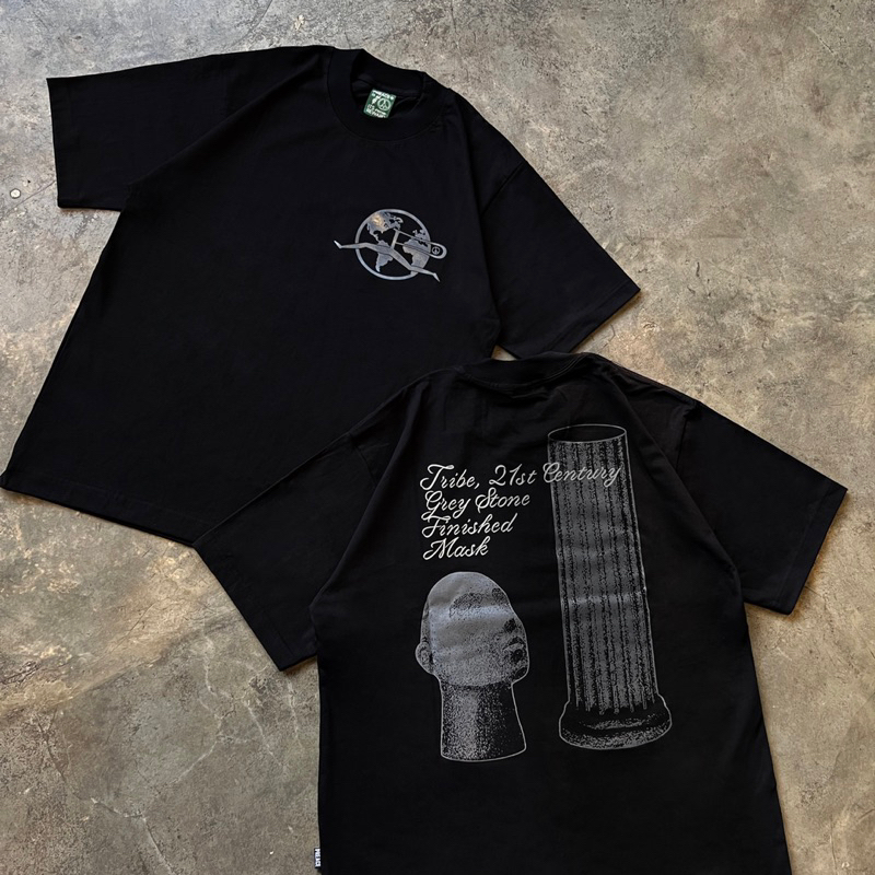 Preace Tribe Mask T-shirt Black