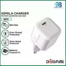 Adaptor DIINAMI Usb Type C P8 20W Fast Charging Support  iphone vivo oppo xiaomi real 20W