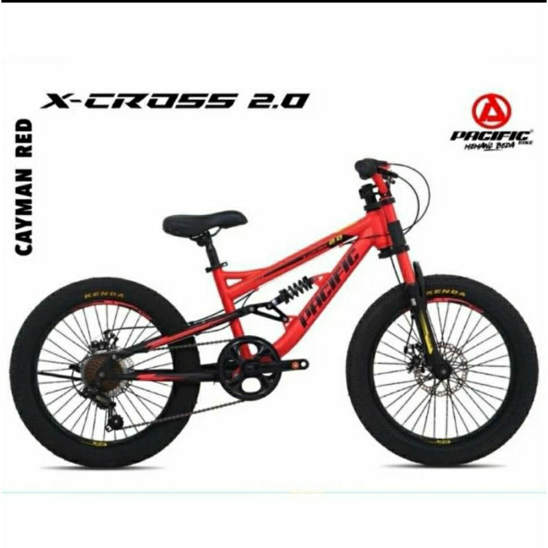 Sepeda Gunung Anak MTB 20 inch Pacific X-cross 2.0 X Cross 20"