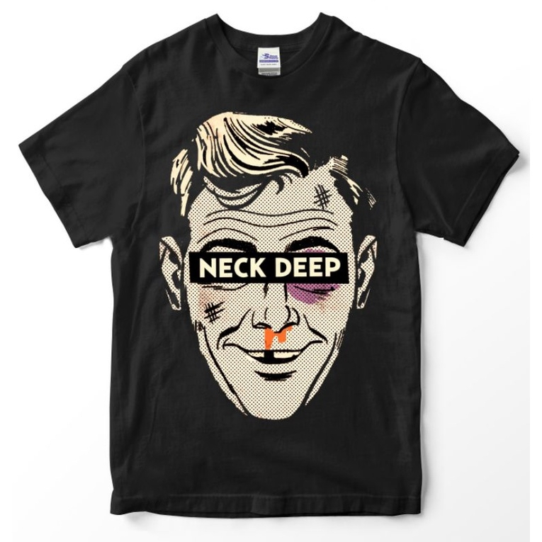 Kaos NECK DEEP - NED tshirt band