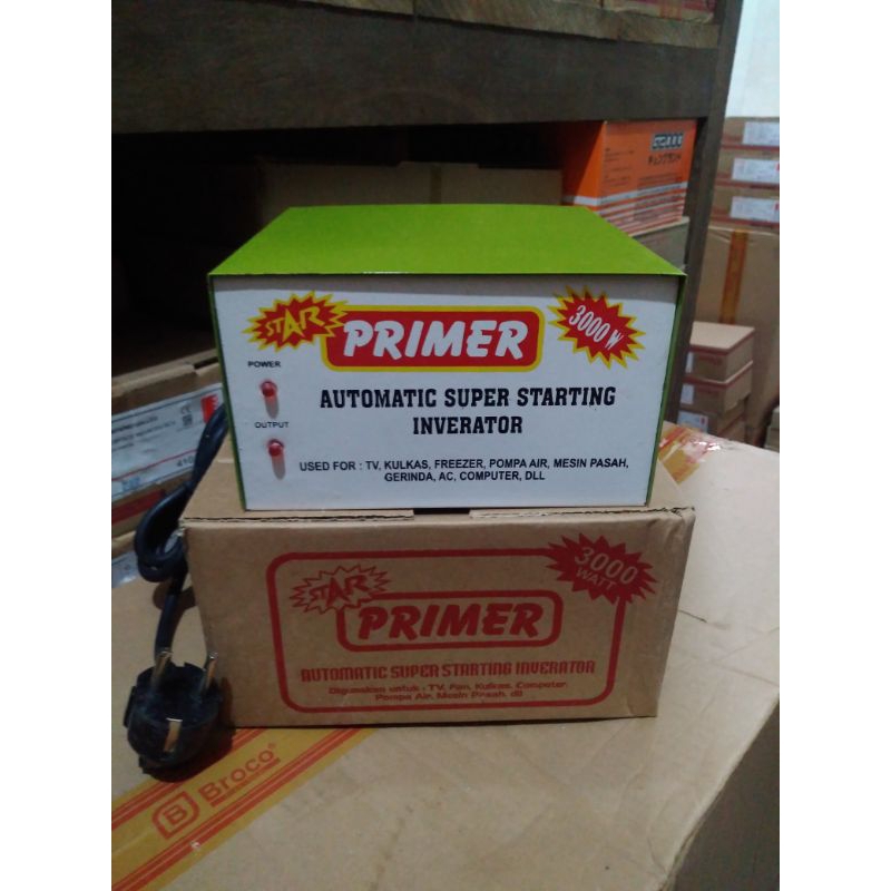Inverator primer 3000 watt anti listrik jeglek