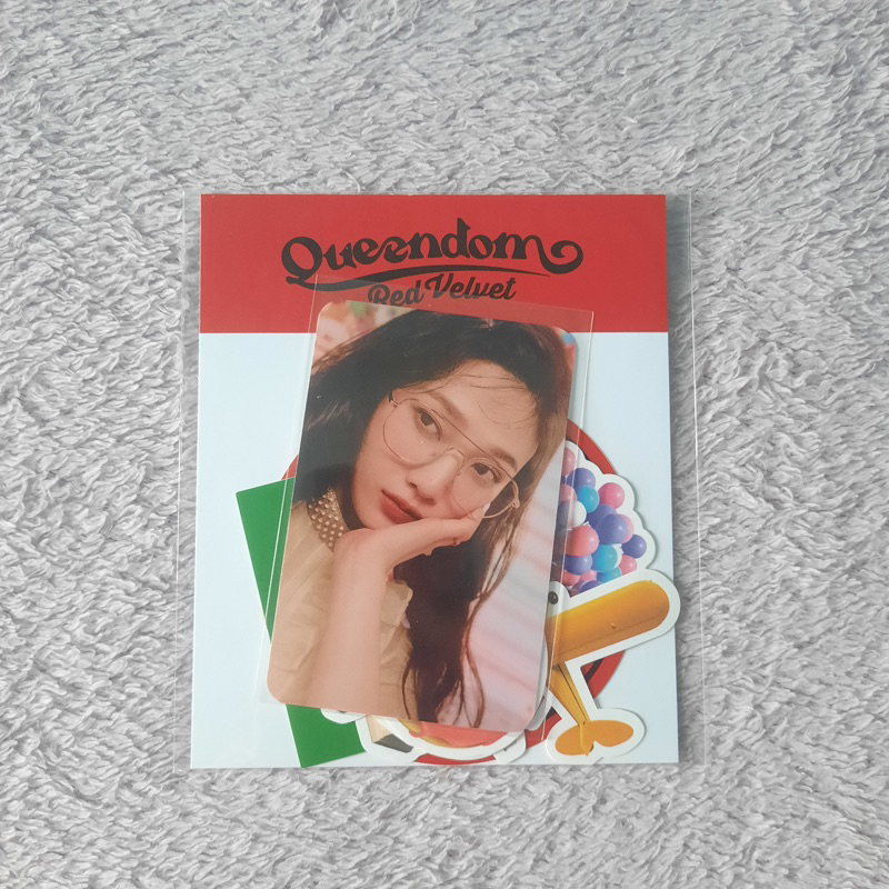 PC Photocard set Luggage Sticker Queendom Joy Red Velvet