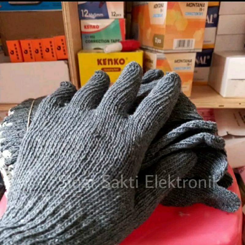 Sarung Tangan Kerja Proyek Tukang Safety Kain Working Gloves Glove