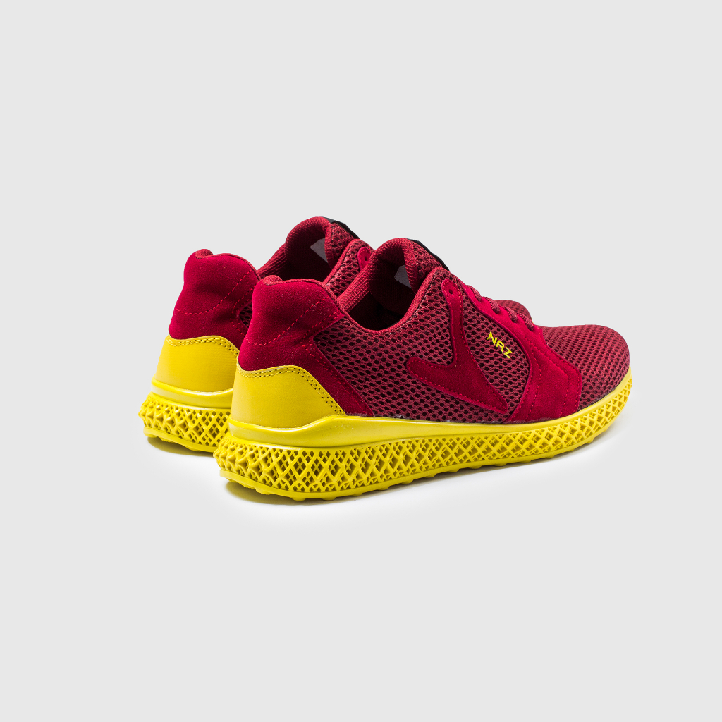 DALVIN MAROON - KING012 - Sepatu Sneakers Pria Original - Sepatu Pria Sneakers - Sepatu Pria Keren - Sepatu Pria Casual - Sneaker Cowok