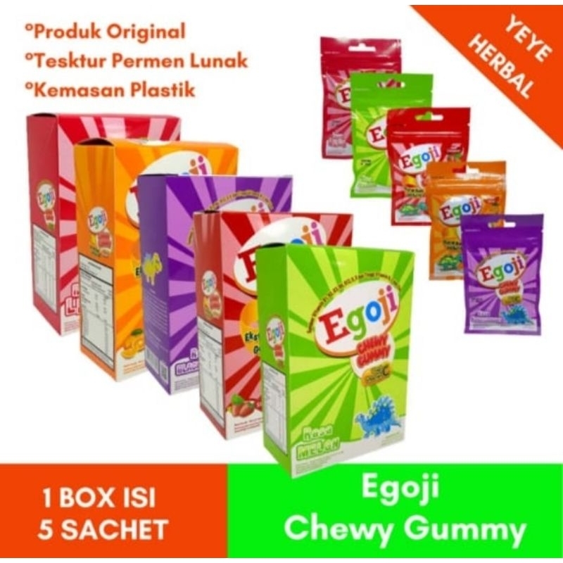 EGOJI CHEWY GUMMY RASA BLACKCURRANT