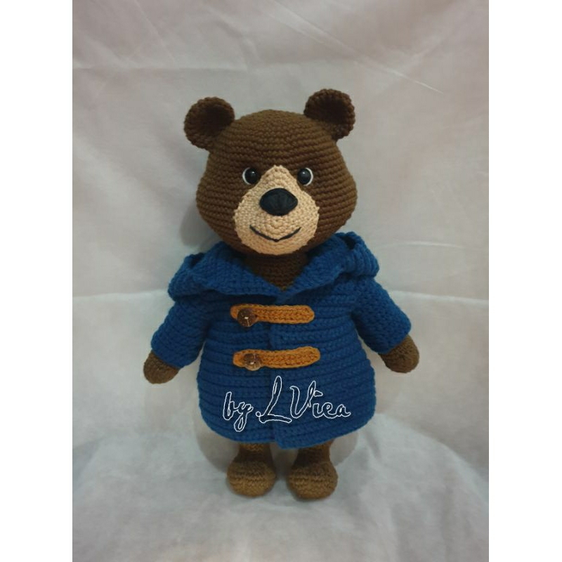 PADDINGTON BEAR Amigurumi // Boneka rajut beruang