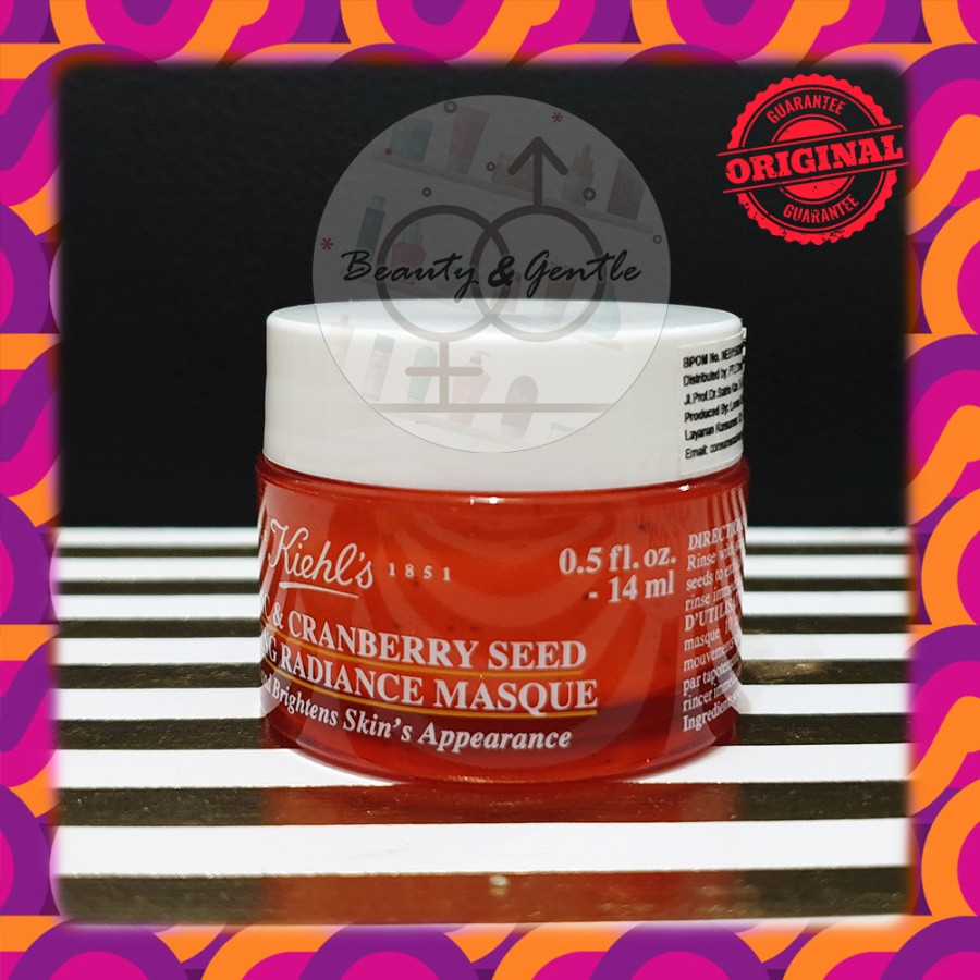 PROMO Kiehls Turmeric Cranberry Seed Energizing Radiance Masque / Mask Travel Size