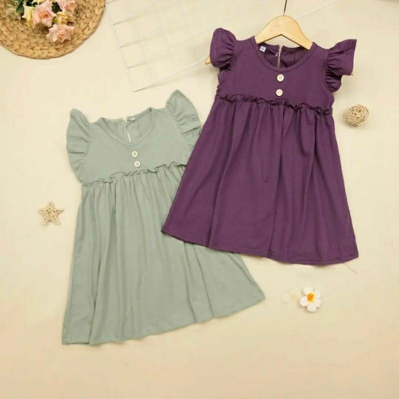 DRESS NAJMA RUFFLE POLOS