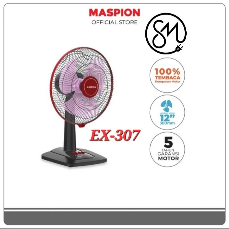 Kipas Angin Maspion EX-307 12 inch duduk desk fan EX307
