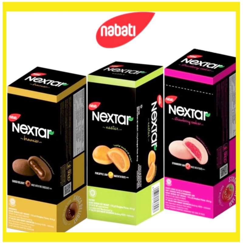 

NEXTAR Brownies Coklat/Strawbery/Blueberry/Nanas 8*14 gram