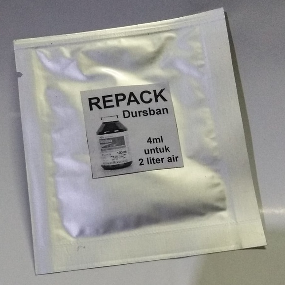 Obat hama tanaman repack dursban 4ml basmi kutu putih
