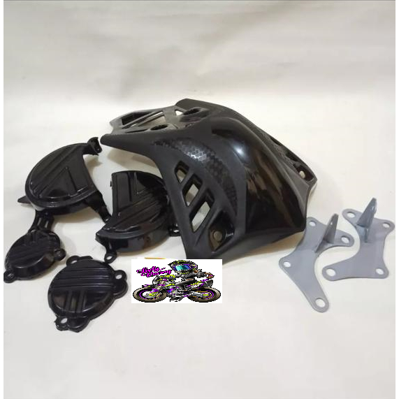 COVER ENGINE MESIN PELINDUNG MESIN KIRI KANAN BAWAH KLX 150 BF BMC