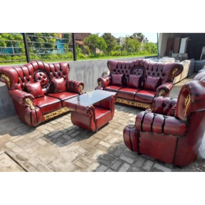 Seat sofa celini standart raja kancing murah banget