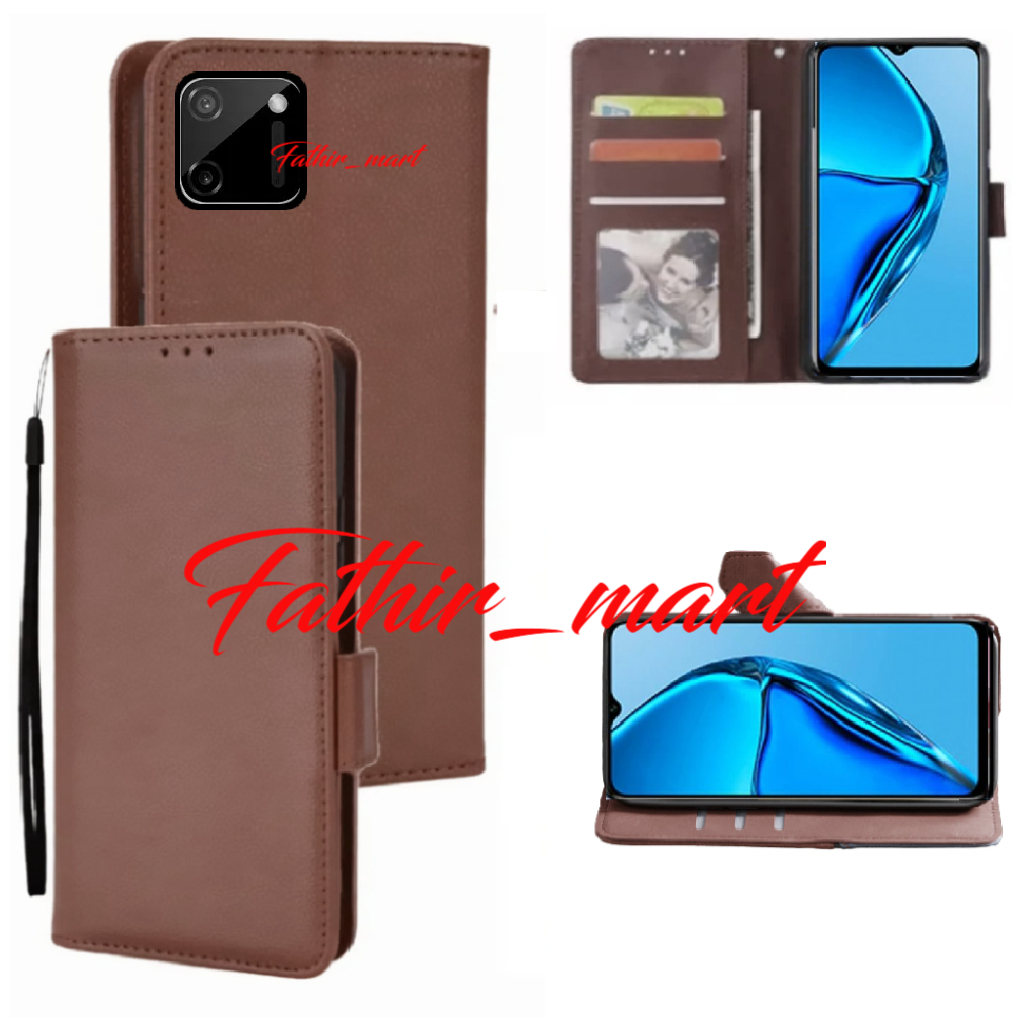 Case Dompet Hp Realme C11 Case Leather Fli pcase Cover Kulit Casing Dompet