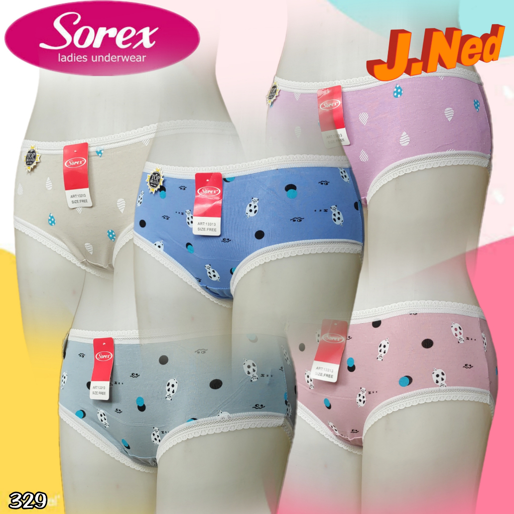 J329  CELANA DALAM WANITA SOREX SIZE FREESIZE ( Harga Satuan )