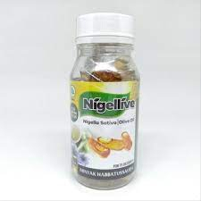 Nigellive Minyak Habbatussauda 100 kapsul / Nigella Sativa - Olive Oil / Habbatussauda  TRIGONA  / H