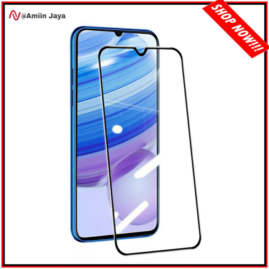 Tempered Glass Oppo A15 Anti Gores Layar Full Cover
