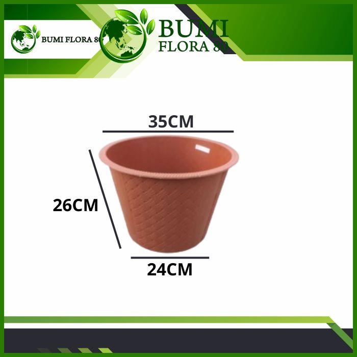 pot anyam cjp 35/pot plastik/pot bunga