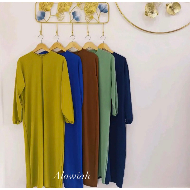 ALUNA DRESS/PUFFLY DRESS CRINKLE/ALUNA MIDI DRESS/CASUAL DRESS