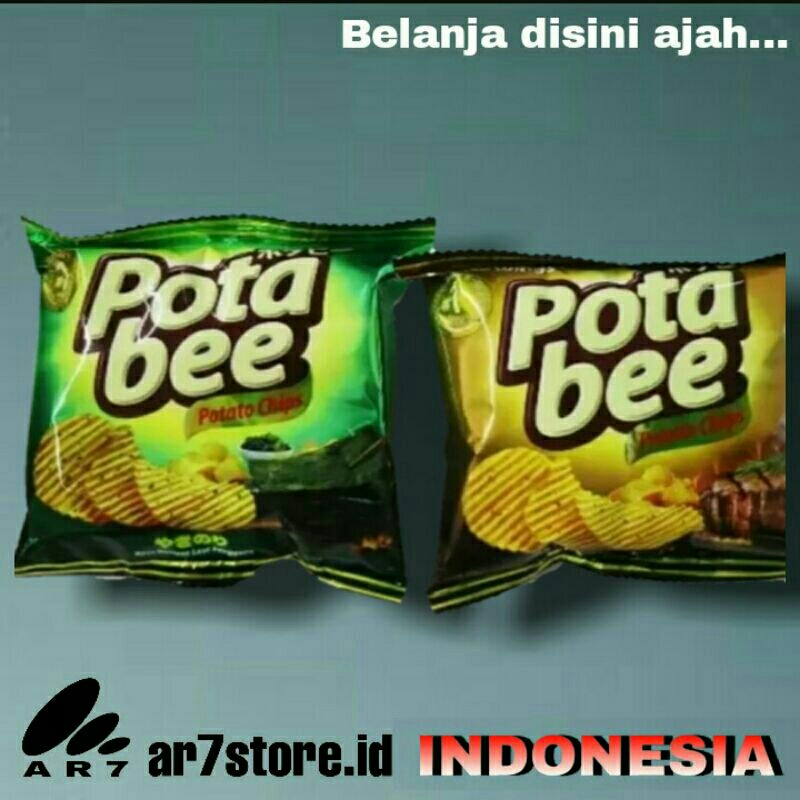 

POTABEE kripqik kentang 1 pack isi 10 x 18gr