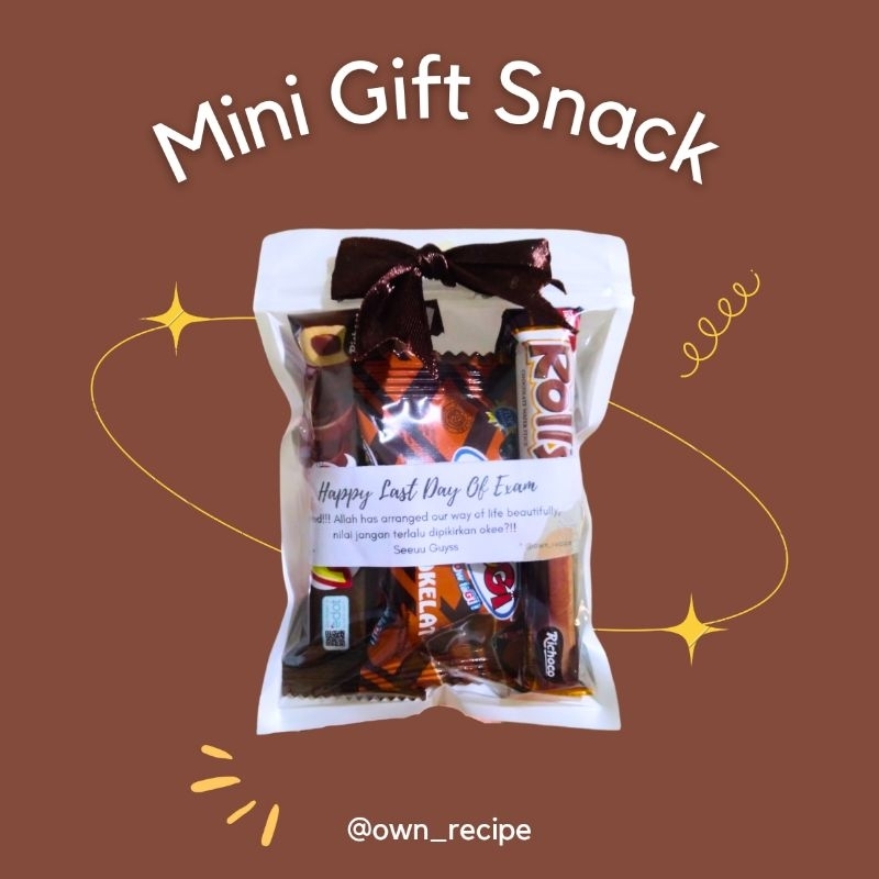 

Snack Gift [COKLAT] // [MIN.5pcs] ‼️BACA DESKRIPSI‼️