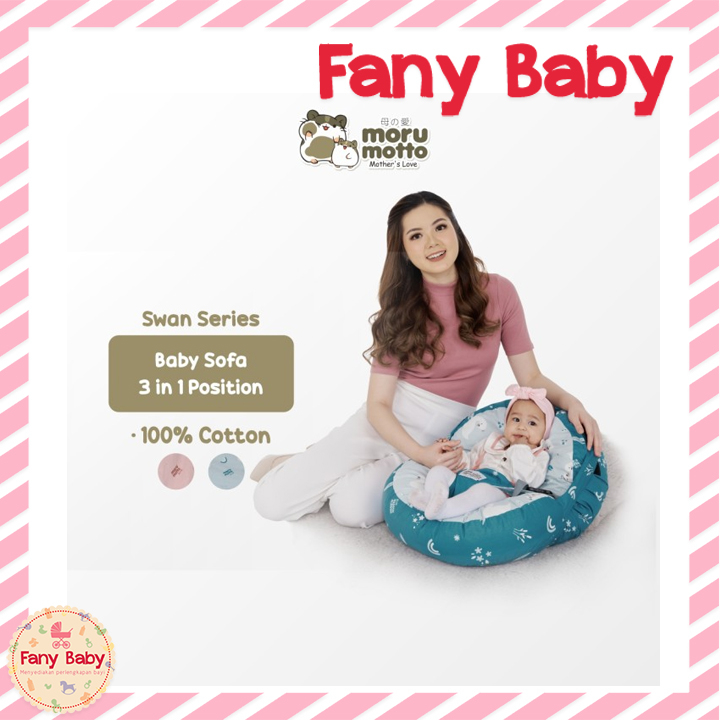 MORU MOTTO BABY SOFA 3 IN 1 SWAN / MMK9011