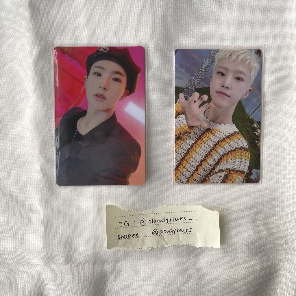 seventeen hoshi pc attacca carver beret new beginning horanghae carat version sector17 photocard