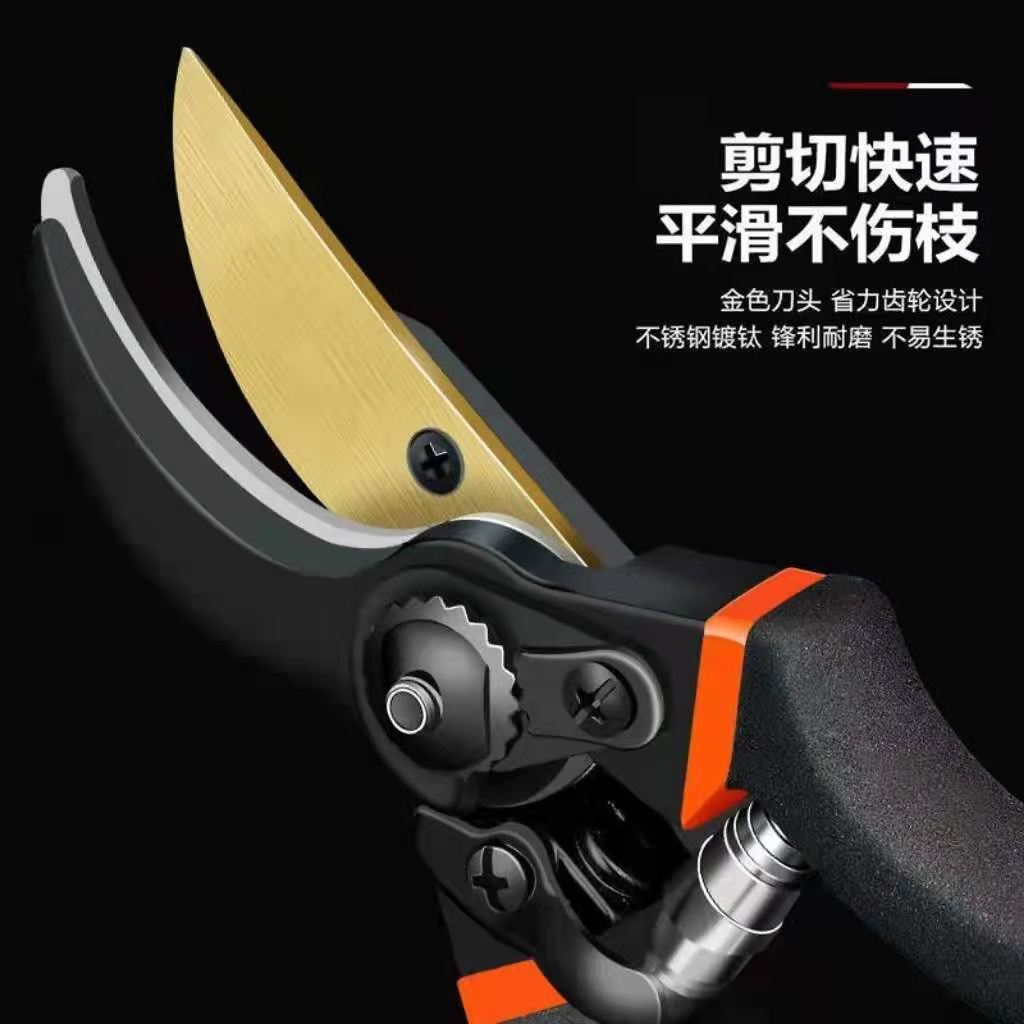 Gunting Prunning Import Black Edition Top Prunning Shears 21cm