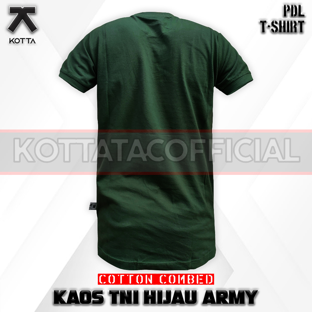 KAOS DALAMAN PDL PDH TNI KATUN JATAH HIJAU ARMY