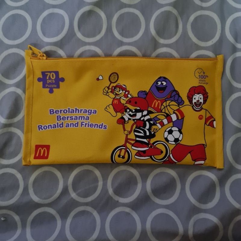 Dompet Tas Kuning Ronald Happy Meal Mcd Mcdonald Mcdonalds Limited Ori