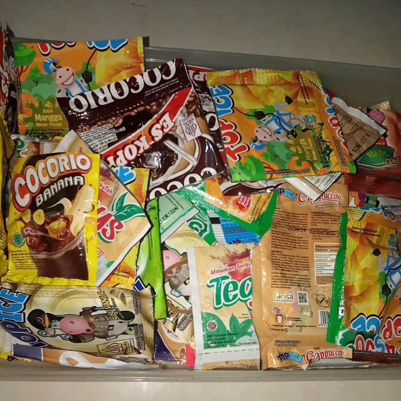 

kemasan minuman bekas untuk kerajinan