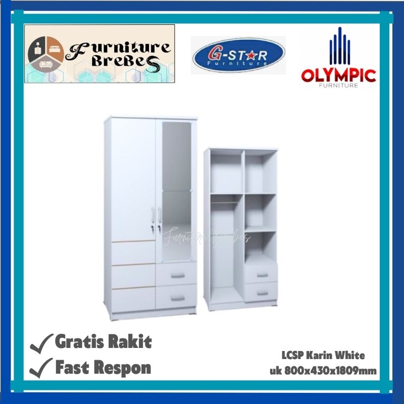 Lemari Pakaian  Olympic G-Star Lemari Laci Minimalis  Murah Tegal