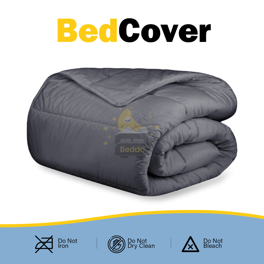 Bedcover Only Ukuran 120x220 double plain/polos