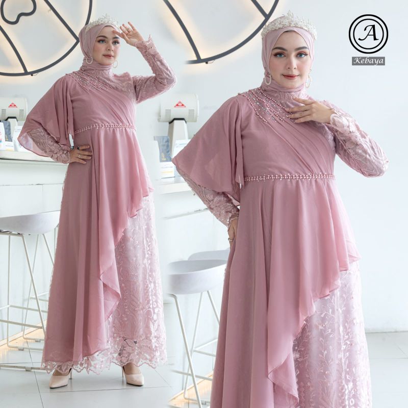 REALPICT//GAMIS TILLE FULL KOMBINASI BABYDOLL HIASAN FULL BORDIR PAYET//KEBAYA ORIGINAL//KEBAYA MODERN//GAMIS KAJOL//SERAGAMAN KELUARGA//BAJU PESTA LAMARAN//BAJU WISUDA//BAJU LEBARAN//BAJU KONDANGAN//BY ASSYIFA KEBAYA