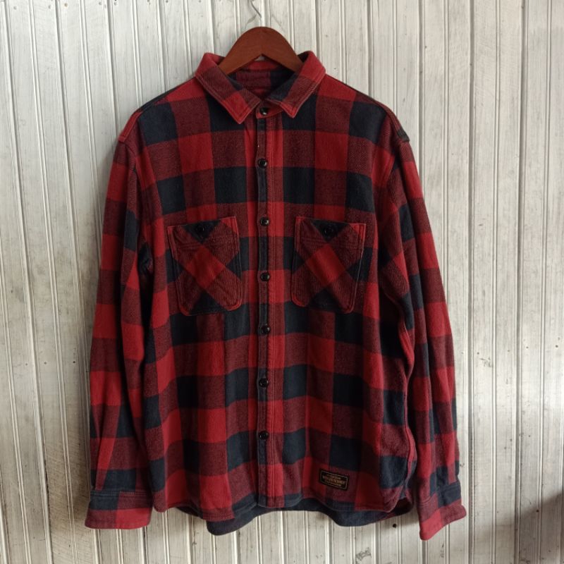 Flanel Shirt Neighborhood Checkerred Lumbers